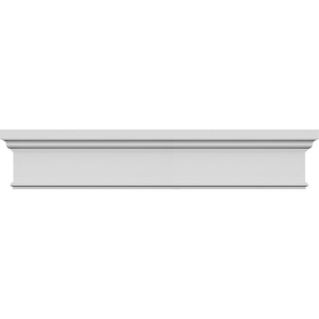 Ekena Millwork 37" Bottom Width x 42 1/4" Top Width x 13 3/4"H x 7/8"P Craftsman Crosshead CRH14X37ST